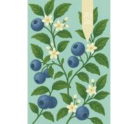 2026 Daily & Weekly Planner, Simple Stylish Cute Blueberry Turquoise Beige Cover: 365 Day Schedule Plan, Jan- Dez, Extra Space For Notes