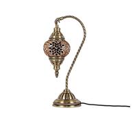 2026 Decoración de Halloween Elegante Luz Nocturna con Luz LED Cálida para Adolescentes Función de Carga USB-C Pantalla Decorativa Mosaico de Vidrio Estilo Oriental para Dormitorio Salón Oficina Fes