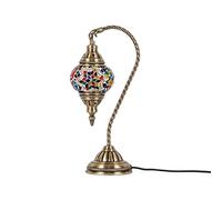 2026 Decoración de Halloween Elegante Luz Nocturna con Luz LED Cálida para Adolescentes Función de Carga USB-C Pantalla Decorativa Mosaico de Vidrio Estilo Oriental para Dormitorio Salón Oficina Fes