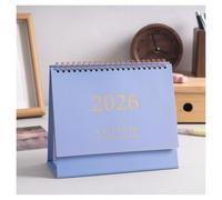 2026 del calendario 2026 Desk Calendar 2025.07-2026.12 Thick Mini Creative Portable Coil Planner for or Office Use 2026 del calendario mensual(Lavender)