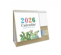 2026 del calendario Decorative Desk Calendar Triangular Support Stable Planner Standing Binding 2026 2026 del calendario mensual(Style 2)