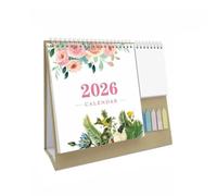 2026 del calendario Decorative Desk Calendar Triangular Support Stable Planner Standing Binding 2026 2026 del calendario mensual(Style 4)