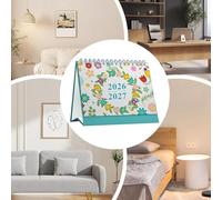 2026 Desk Calendar - Desktop Calendar 2026 | Plant Patterns Calendars Planner Desk Decor | Thick Paper Monthly Planner For Office School Classroom Agenda Academic Planning Teacher Student New Year
