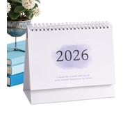2026 Desk Calendar, Multifunctional 2025 2026 Desk Calendar Planner, 19 X 16 X 8 Cm Monthly Academic Planner Thick Paper For School Teacher Student Family Apartment Dorm Home Work Planning