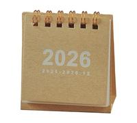 2026 Desk Calendar, Portable Monthly Desk Calendars, Paper Aesthetic Supplies for Planning and Organizing in Home School Dorm Family or Classroom Use, 2.56x2.76x1.18 Inches