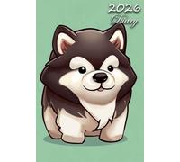 2026 Diary: Alaskan Malamute Dog: | A5 Week to View Dated from Jan 2026 to Dec 2026 | Weekly Planner Agenda Personal Organiser