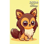 2026 Diary: Chihuahua Long Coated Dog: | A5 Week to View Dated from Jan 2026 to Dec 2026 | Weekly Planner Agenda Personal Organiser