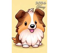 2026 Diary: Collie Rough Dog: | A5 Week to View Dated from Jan 2026 to Dec 2026 | Weekly Planner Agenda Personal Organiser