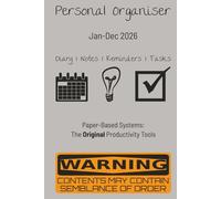 2026 Diary Day Per Page Hardcover: Personal Organiser including Year Overview, Tracking Recurring Items, 24 Hours Appointments with Additional Space for Notes + Reminders + Tasks | 6x9 inches