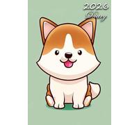 2026 Diary: Japanese Akita Inu Dog: | A5 Week to View Dated from Jan 2026 to Dec 2026 | Weekly Planner Agenda Personal Organiser