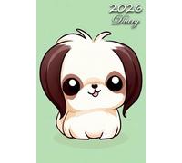 2026 Diary: Japanese Chin Dog: | A5 Week to View Dated from Jan 2026 to Dec 2026 | Weekly Planner Agenda Personal Organiser