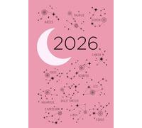2026 Diary Journal Planner - Pink Hardcover, Weekly and Monthly Planner Calendar, Includes January 2026 - December 2026, Year Goals, Journey Map, Life ... & Wellness Planner, 6” x 9” (15.24x22.86cm)