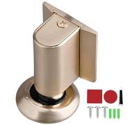 2026 Door Wedge Stopper, Magnetic Doors Stopper for Bottom of Doors, No Drill Invisible Doorstops for Inside, Heavy Duty Magnetic Door Catch Holder to Keep Open (Golden)