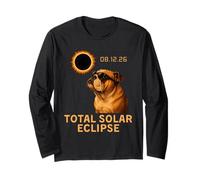 2026 Eclipse Cool Bulldog Inglés Totalidad Hombres Mujeres Niños Manga Larga