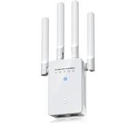 2026 el mejor amplificador de señal WiFi - Extensor de Internet 6 veces más rápido Booster WiFi para el hogar, largo alcance de hasta 15.588 pies cuadrados, repetidor WiFi con puerto Ethernet