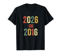 2026 es Igual a 2016 Teen Nostalgia Tween Throwback Funny Gen Z Camiseta