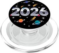 2026 - Espacio -Tema - Diseño - Planetas - Luna PopSockets PopGrip para MagSafe