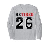 2026 Fiesta de jubilación Presente Enfermera jubilada Trabajo Manga Larga