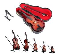 2026 - Figura de violín pequeña para tocar, instrumento musical en miniatura más pequeño del mundo con sonido y música triste, accesorio de casa o llavero para regalos únicos de broma tonta para
