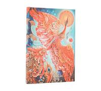 Paperblanks Agenda 2026 Firebird Mini (Birds of Happiness) – 18 meses, tapa dura, cierre elástico
