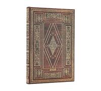 Paperblanks Agenda Mini 2026 First Folio (Shakespeare’s Library) 12 meses tapa dura Flexi banda elástica