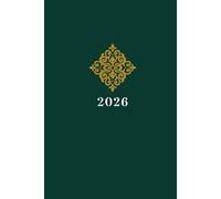 2026: Forest Green & Gold | Week to View | Planner | Diary | Journal