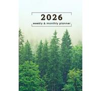2026 Forest Themed Large Monthly & Weekly Planner: A Zen-Inspired Organizer with Calming Nature Theme, Natural Wonder Design, Gentle Wildlife Aesthetic, and Spacious Layouts for Mindful Planning