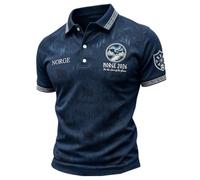 2026 Fútbol W-M Noruega Fan Polo Camiseta Bandera Nacional Impresión 3D Retro Transpirable Hombre Mujer Camisetas de Fútbol Deportes Causal Camisetas Fanshirt, 5#, XXL