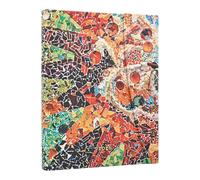 2026 Gaudi's Sun (Gaudi’s Mosaics) Ultra 12-month Day-at-a-Time Hardcover Flexi Dayplanner 2026 (Wrap Closure)