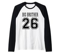 2026 Gran Hermano Baby Shower Sorpresa Revelación de Género Niños Camiseta Manga Raglan