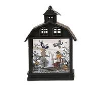 2026 Halloween Decoración Halloween Luz nocturna LED que brilla a pilas para trucos o Treaters Desktop Ornament (D, 14,5 x 9,9 x 4,8 cm)