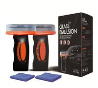 2026 Handheld Glass Oil-Film Remover, Upgraded Roll-on Glass Emulsion Cleaner Kit for Car Window & Windshield Clear Visibility (2pcs)