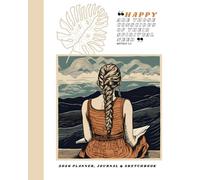2026 "Happy" Planner, Journal & Sketchbook (Woman With Blond Braid): A beautiful gift for Jehovah’s Witness women, teens, or friends who enjoy combining faith, creativity, and mindful living
