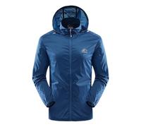 2026 Herren Anoraks Jacke Leichte Windjacke Für Outdoor-Freizeitkleidung Mit Sonne Für Den Täglichen Gebrauch (Blue, XXL)