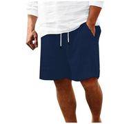 2026 Herren Musterdesign Sommer Shorts, mit Baumwollstoff, klarer Schnitt, Fuer Strand, tragbar zu Hoodies Oberteilen Oder leichten Jacken, weicher Griff, kombinierbarer Stil, saisonale Nutzung, azul