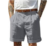 2026 Herren Taschen einfarbig Shorts, mit Baumwollstoff, Sommer, Fuer Freizeit, tragbar zu Sudaderas con capucha Oberteilen Oder leichten Jacken, klare Produktlinie, praktische Option, kombinierbarer