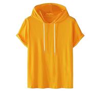 2026 Hombres Casual Manga Corta Correa Ajustable Color Sólido Camiseta Tank Top Hombres Alemania, naranja, XL