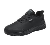 2026 Hombres Zapatos Casuales Deportes Patrones De Moda Simple Color Sólido Zapatos Cómodos Calientes En Invierno, gris, 44 EU