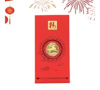 2026 Horse Red Sobres, Lunar New Year Keepsake Pack With Collectible Coin, Gift For Children, Adults, Family, Friends, Holiday Celebrations, Festivales, Winter Events