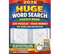 2026 Huge Word Search Puzzle Book: The 8000 Word Collection: 200 Huge Puzzles for Adults and Seniors | Large Print Activity Book for Brain Health | ... | Eco-Friendly Digital Solutions Included