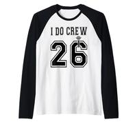 2026 I Do Crew Bride Squad - Despedida de Soltera para Fiesta Nupcial Camiseta Manga Raglan