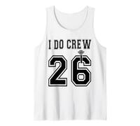 2026 I Do Crew Bride Squad - Despedida de Soltera para Fiesta Nupcial Camiseta sin Mangas