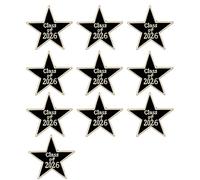 2026 Insignia de aleación para estudiantes de posgrado, elegante pin académico para graduados, resistente y pulido, 25 mm de diámetro, Einheitsgröße, como se describe