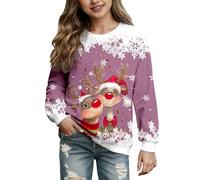 2026 Jersey de Navidad para niña, Sudadera de Navidad para niña, Divertido suéter de Navidad, suéter de Tiempo Libre, suéter de Navidad, Elegante Jersey de Navidad