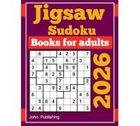 2026 jigsaw sudoku books for adults: loco sudoku for adults