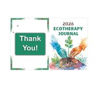 2026 Journal - 2026 Ecotherapy Diary Writing Notebook, Daily Note Taking Journal, Stationery Category, Nature Green For Adults Men Women Students Home Office School Travel Business Planning