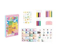 2026 Juego de papel profesional para rascar arte de 10 ml 2026, actualización para pintura con rasquetas, tarjetas postales, ideas creativas para regalos (20 x 13 cm)