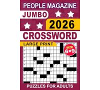 2026 Jumbo Large Print People Magazine Crossword Puzzles For Adults: Large Print Puzzles, Fun and Stimulating, Entertaining Brain Workouts, Easy-to-Read Layouts, Eye Comfort (Gifts for Men & Women)