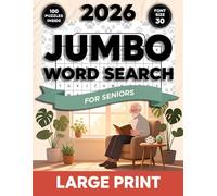 2026 Jumbo Word Search for Seniors v2: Made Simple, Jumbo Print, Easy-to-Read Letters, 100 Fun Puzzles to Support Memory, Focus, and Daily Brain Health