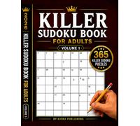 2026 Killer Sudoku Puzzle Book for Adults Volume 1: 365 Killer Sudoku Puzzles (killer sudoku series)